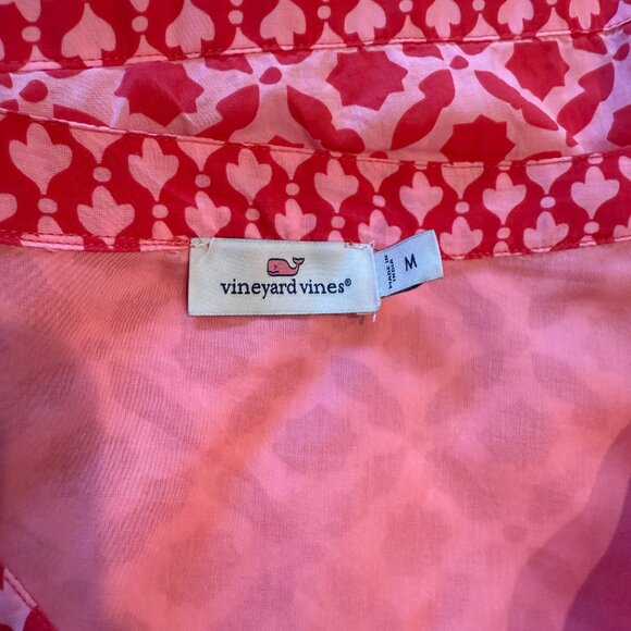 Vineyard Vines Short Sleeve V-Neck Dress -- Medium - Picture 3 of 3